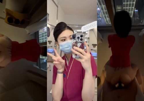 คลิปหลุด สาวแอร์จีน โดนหนุ่มหลอกมาตอกที่ห้อง โคตรเด็ด จัดชุดใหญ่